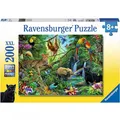 Produktbild: 4005556126606 Puzzle XXL 200 elementów. Zwierzęta w dżungli Ravensburger