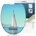 Produktbild: Duroplast Wc-sitz Sailing, Mit Absenkautomatik