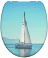 Produktbild: Duroplast WC-Sitz Deckel Brille Toiletten Klodeckel Klositz Softclose Segelboot