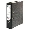 Produktbild: FALKEN Recycling Ordner schwarz marmoriert Karton 8,0 cm DIN A4, 1 St.