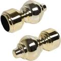 Produktbild: Liedeco Gardinenstangen-Endstück, Gardinen, (Set, 2-St), für Gardinenstange Ø 28 mm