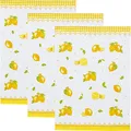 Produktbild: Erwin Müller Geschirrtuch, Küchentuch, Trockentuch im 3er-Pack mit Druckmotiv Zitronen Größe 50x70 cm - strapazierfähig, saugkräftig, 100% Baumwolle