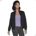 Produktbild: Sweatshirt Damen, Skechers Go Walk Everywhere Full Zip Hoodless, Schwarz