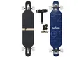 Produktbild: FunTomia Longboard Longboard in 3 Flex Stufen Camber Ahornholz + T-Tool mit LED Rollen, Camber Twin Tip