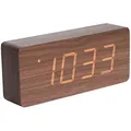 Produktbild: Karlsson Wecker, Braun, Holz, Rechteckig, 21x9x4.5 cm, CE, Dekoration, Uhren, Wecker