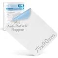 Produktbild: Harmony Care® Inkontinenzunterlage waschbar 75x90 cm [mit Anti-Rutsch-Noppen] - 8X rutschfeste Inkontinenzauflage - atmungsaktive Inkontinenz Bettunterlage