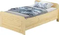 Produktbild: Seniorenbett extra hoch 120x200 Einzelbett Holzbett Gästebett Massivholz Zubehör wählbar V-60.42-12ohne Zubehör