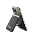 Produktbild: Guess 4G Classic Logo MagSafe Wallet Schwarz mit Kartenfach und Standfunktion