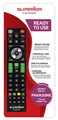 Produktbild: Superior PANASONIC Replacement – Universelle Ersatzfernbedienung, kompatibel mit Allen Fernsehern und SMART-TVs der Marke PANASONIC – Sofort einsatzbereit – SUPTRB011