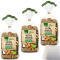 Produktbild: Edeka Bio Vitalgebäck knuspriges Gebäck 3er Pack 3x200g Packung usy Block