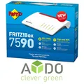 Produktbild: AVM FRITZBox 7590 MESH WLAN Supervectoring VDSL DSL Gigabit Modem #OPT