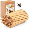 Produktbild: BEESI 200x Nisthülsen 14 cm lang für Insektenhotel aus Schilf I Durchmesser 4-7 mm inkl. E-Book I Für Bienenhotel Nisthilfe I Niströhren für Wildbienen (200x BEESI Schilf)