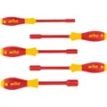 Produktbild: Wiha Schraubendreher SoftFinish electric 29466,Set, Elektro VDE, Sechskant-Steckschlüssel, 5-teilig