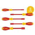 Produktbild: wiha Schraubendreher-Set SoftFinish electric 6-Kant 29466 5-tlg.