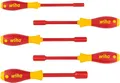 Produktbild: Wiha Steckschlüssel Schraubendreher Set SoftFinish® electric (29466) 5 tlg. I für Außensechskantschrauben I 5,5mm 7mm 8mm 10mm 13mm I für Elektriker
