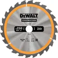 Produktbild: DeWalt Kreissägeblatt d=250x30mm mit 24 Wechselzähnen