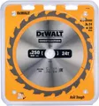 Produktbild: Dewalt DT1956-QZ Kreissägeblätter, 250 x 30 mm, 24 Zähne, Beton