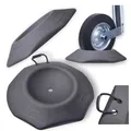 Produktbild: Unterlegkeil für Anhängerstützrad bis Ø260mm Rollschutz PKW-Anhänger Bremskeil