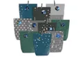 Produktbild: LuxusKollektion DIY-Adventskalender Adventskalender zum Befüllen, 24 Papiertüten DIY Weihnachten Blau