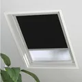 Produktbild: Soluna Dachfensterrollo Sky 2.0 Verdunkelung geeignet für Velux C02 schwarz 38,3x54 cm