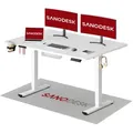 Produktbild: SANODESK Schreibtisch Elektrisch höhenverstellbarer Schreibtisch (inkl. vielseitigem Zubehör, 2-Fach-Teleskop mit Memory-Steuerung & Anti-kollisionssystem), schnelle Montage, Max. Load: 100 KG, verschiedene Größen zur Auswahl 140 cm x 60 cm