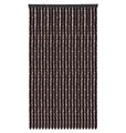 Produktbild: Arsvita Flauschvorhang Türvorhang (90x220 cm) in Braun als Insektenschutz für Balkon, Terrasse oder Wohnmobil, Wohnwagen, Pavillon