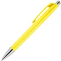 Produktbild: Caran Dache Ballpoint Pen, Lemon Yellow, with SwissRide Blue Medium Cartridge
