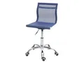 Produktbild: Bürostuhl MCW-K53, Drehstuhl Schreibtischstuhl Computerstuhl, Netzbezug Stoff/Textil ~ blau