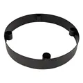 Produktbild: LaLe Living Ring-Kerzenständer - Onyx - aus Eisen in matt Schwarz, Ø25x4 cm, geeignet für 4 Stabkerzen als scandic Kerzenhalter in Allen Räumen oder als moderner Adventskranz Weihnachtsdeko
