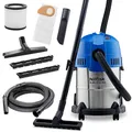 Produktbild: Nilfisk Buddy II 18 Nass- und Trockensauger - Inox - 1200W, 18L Fassungsvermögen