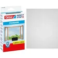 Produktbild: Tesa - Insect Stop Standard Fliegengitter Für Fenster - Insektenschutz Zuschneidbar - Mückenschutz Ohne Bohren - 1 X Fliegen Netz Anthrazit - 130 Cm X 150 Cm