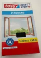 Produktbild: tesa Insect Stop STANDARD Fliegengitter Fenster Insektenschutz 130 cm x 150cm