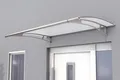 Produktbild: Gutta Pultvordach PT/L Edelstahl 150x95x17 cm 4mm satiniert weiß Haustürvordach