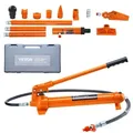 Produktbild: VEVOR Hydraulikzylinder Bausatz, tragbarer hydraulischer Wagenheber 12 t, mit 1,4 m Ölschlauch, Autokarosserierahmen-Reparaturset mit Aufbewahrung...