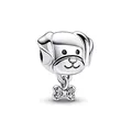 Produktbild: PANDORA Hund & Knochen Charm aus Sterling Silber mit Zirkonia - Kompatibel mit PANDORA Moments Armbänder