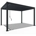Produktbild: Weide Classic Alu-Stahl Pavillon 3 x 4 M Anthrazit Pergola Freistehend