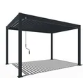 Produktbild: Weide Classic | Pergola Aluminium freistehend | 3 x 4 M | Lamellendach anthrazit