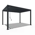 Produktbild: Weide Classic Aluminium Pavillon  Pergola 3 x 4 M Lamellendach anthrazit