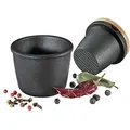 Produktbild: Zassenhaus Gewürzmörser Aus Gusseisen Mit Buchenholzdeckel, Durchmesser 8 Cm