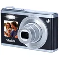 Produktbild: Rollei Compactline 10X Digitalkamera, 20MP FHD Kompaktkamera 10X Optischer Zoom & Selfie Display Tragbar Fotoapparat für Vlog unterwegs Reise Schwarz Silber, Digital-Kamera-Kompaktkamera-Fotoapparat