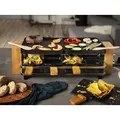 Produktbild: Princess 162918 Raclette Pure 8 – Wendeteller – Geeignet für 8 Personen - Schwarz/Braun