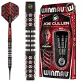 Produktbild: WINMAU Joe Cullen Ignition 23 Gramm Profi Stahlspitze Wolfram Dartpfeile mit Flüge und Stiele (Wellen)