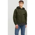 Produktbild: Jack & Jones Jacke BASIC Softshelljacke mit Kapuze und Reißverschluss - Grün - XL