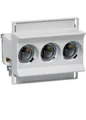 Produktbild: Hager 3268/3VR D02-Sicherung Sockel Keramik 3polig 63A