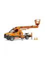 Produktbild: Bruder Mercedes-Benz Sprinter mit Arbeitsbühne und L&S Spielzeug 02679