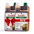 Produktbild: NEU! EWALIA Magensaft I - Beruhigendes Ergänzungsfuttermittel für Pferde, Förderung des allgemeinen Wohlbefindens, Unterstützung der Magenschleimhaut, mit Tierärzten entwickelt, 2x1 Liter