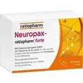 Produktbild: Neuropax-ratiopharm forte mit Uridinmonophosphat,Vitamin B12, 40Stk,PZN 19386574