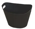 Produktbild: Firefix Pelletsbox mit Rollen und Tankdeckel Stahl 74 x 37 x 37 cm schwarz