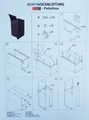 Produktbild: FIREFIX 832 Pelletbox mit Rollen und Tankdeckel, schwarz beschichtet