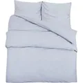Produktbild: vidaXL Bettwäsche-Set Grau 200x200 cm Baumwolle 136095